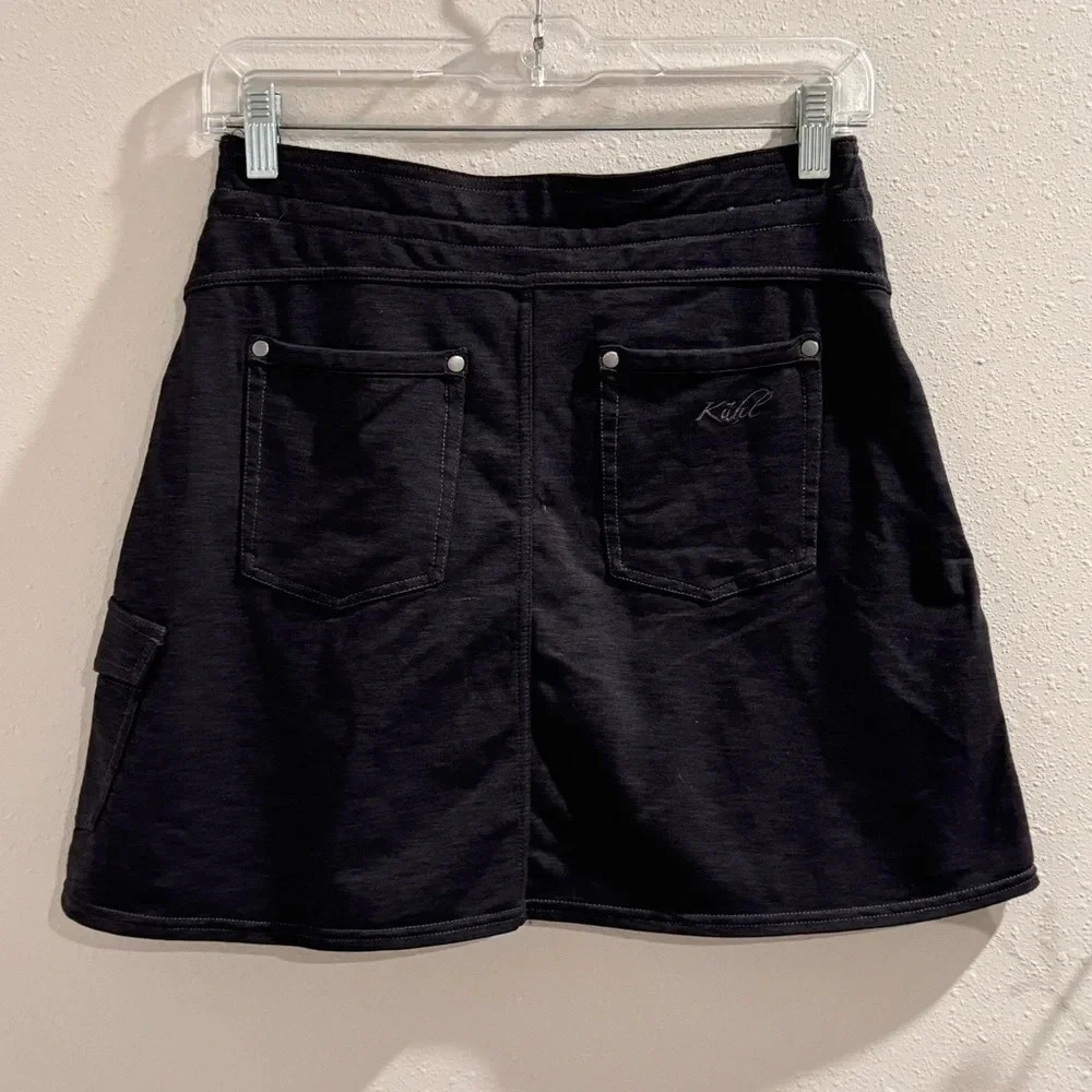 Kuhl Mova Skort Women XS Charcoal Gray Cargo Pocket Stretch Hiking Athletic - Picture 2 of 9